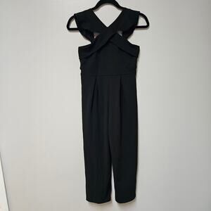 LOVE, Nickie Lew Nordstrom Jumpsuit Black WIde Leg Juniors size 12